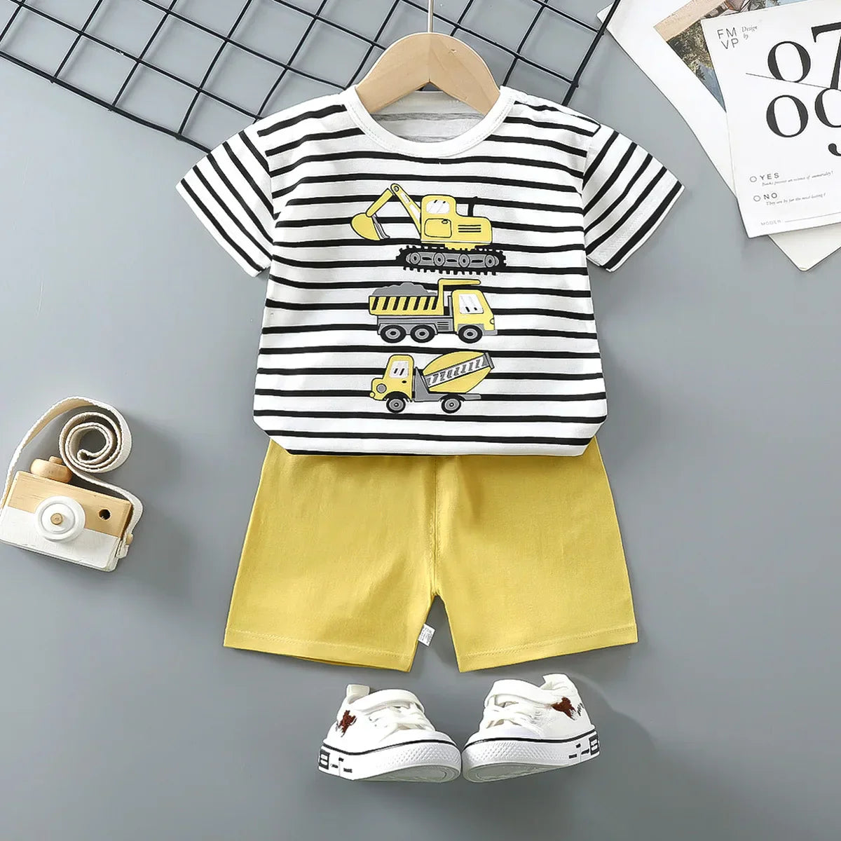 Cartoon Casual Kids Clothes 2 Piece Set