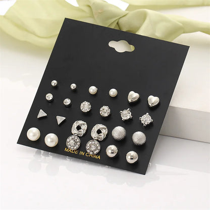 Vintage Crystal Stud Earrings