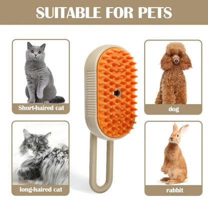 Steam Brush 3in1 Grooming Supplies