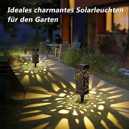 6PCS Solar Powered LED Garden Stake Lights