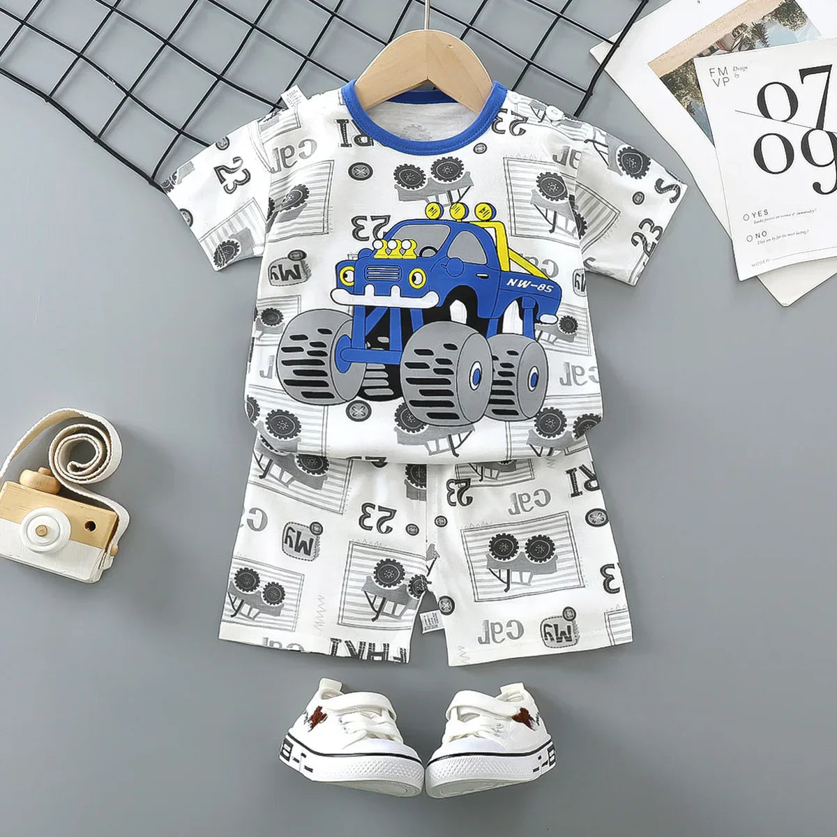 Cartoon Casual Kids Clothes 2 Piece Set