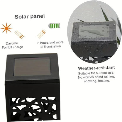 6PCS Solar Powered LED Garden Stake Lights