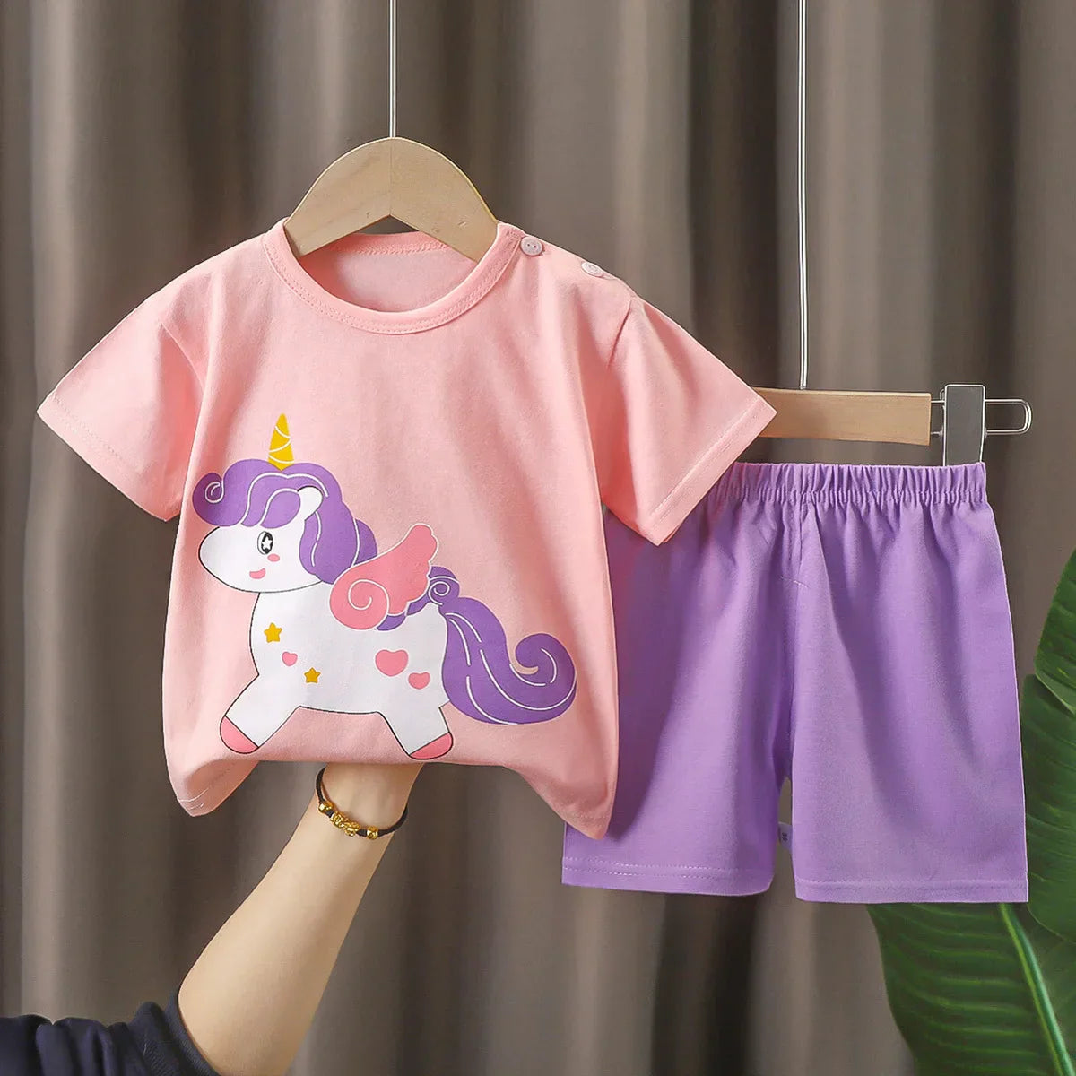 Cartoon Casual Kids Clothes 2 Piece Set