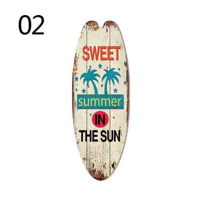 Vintage Wooden Printed Door Sign