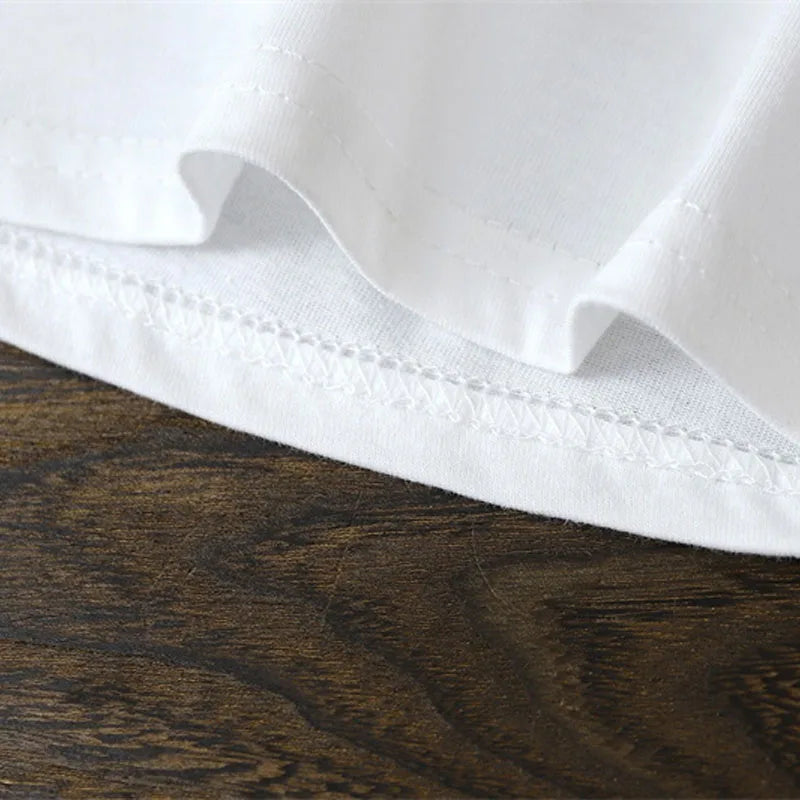 Solid Cotton Casual Short Sleeve T-shirts