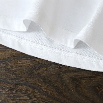 Solid Cotton Casual Short Sleeve T-shirts