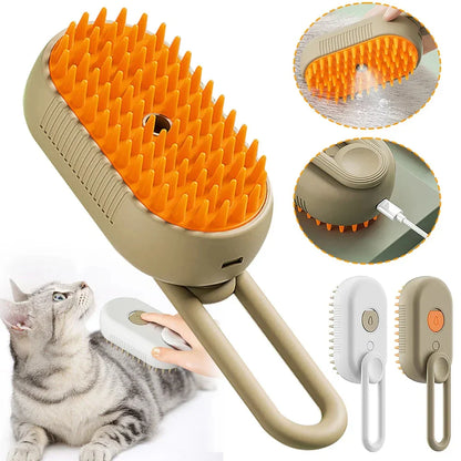 Steam Brush 3in1 Grooming Supplies