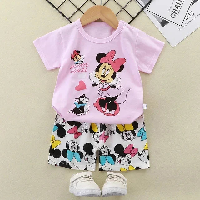 Cartoon Casual Kids Clothes 2 Piece Set