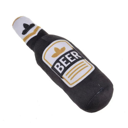 Beer Bottle Shaped Bite-Resistant Clean Teeth Chew Toy