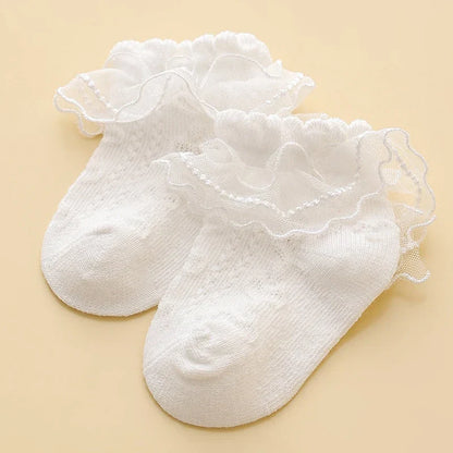 Princess Lace Floral Baby Socks