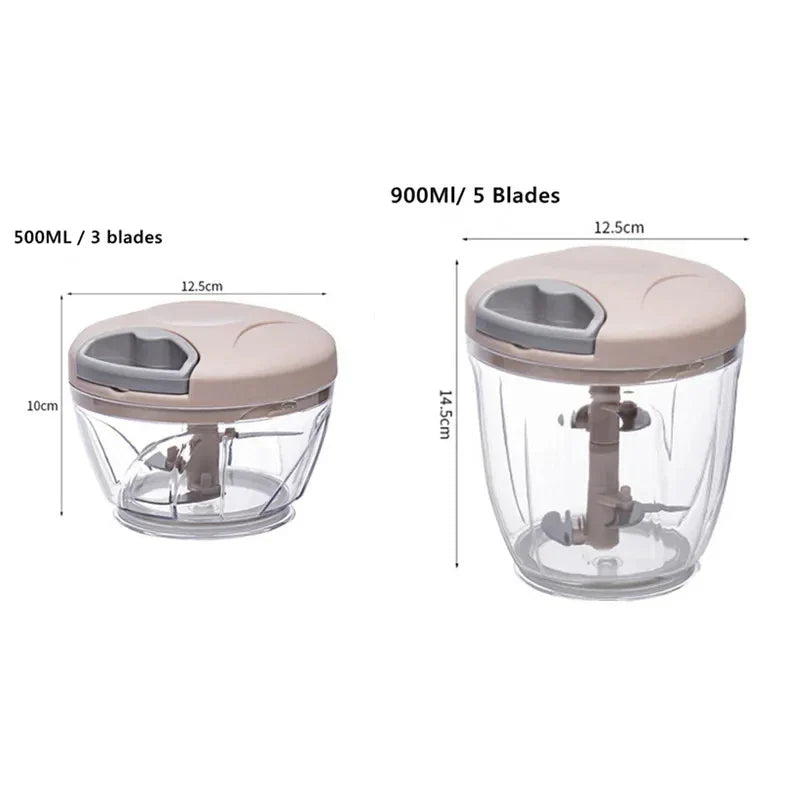 Manual Meat Mincer Garlic Chopper
