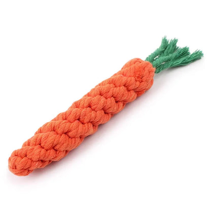 Carrot Dog Bite Rope Toys