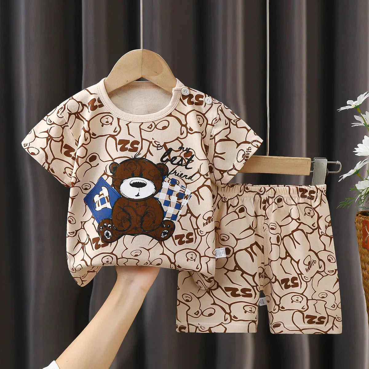 Cartoon Casual Kids Clothes 2 Piece Set