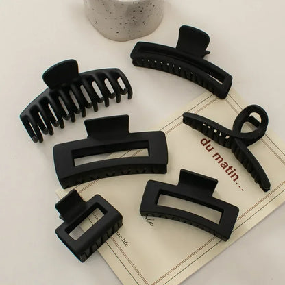 Korean Style Black Large Hair Claws