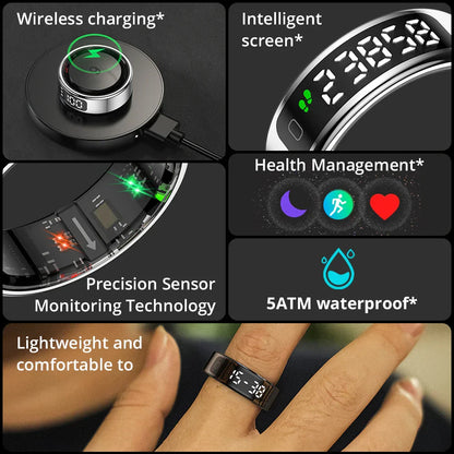COLMI R12 Smart Ring with Wireless Charging