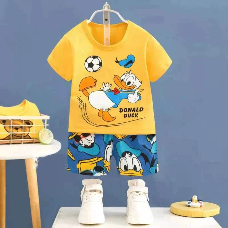Cartoon Casual Kids Clothes 2 Piece Set