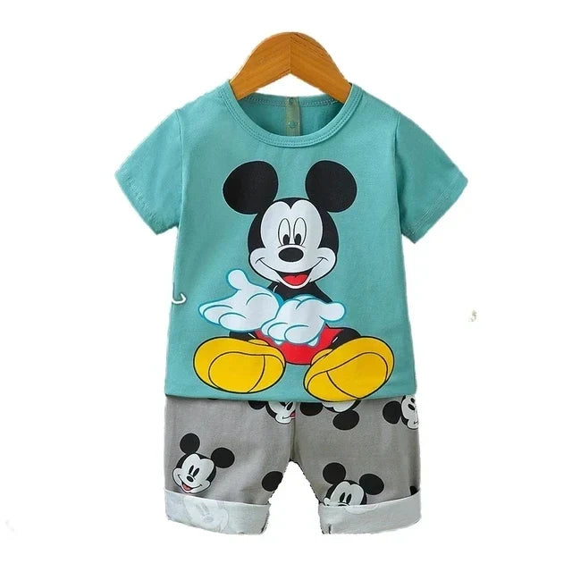 Cartoon Casual Kids Clothes 2 Piece Set