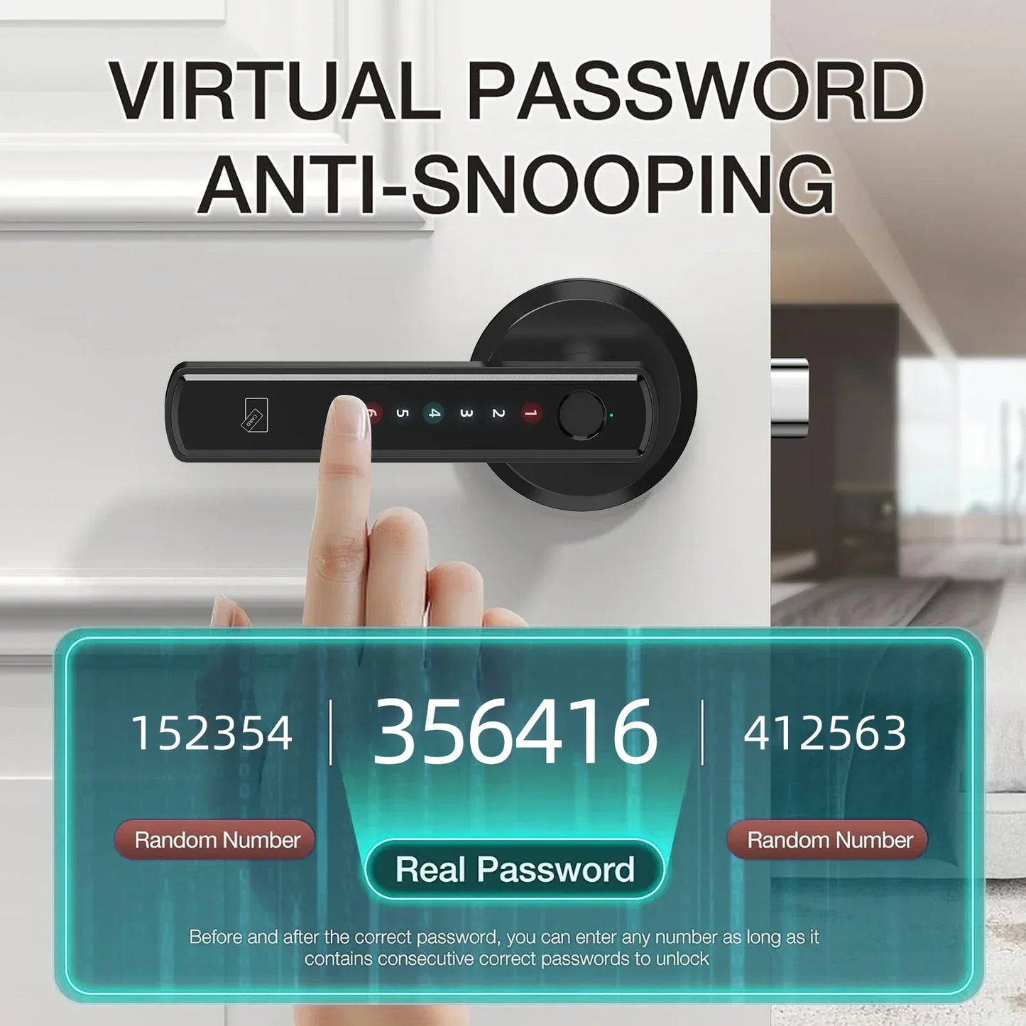 Fingerprint Door Smart Lock With App Control