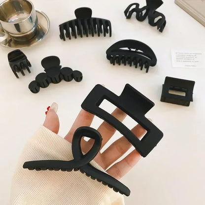 Korean Style Black Large Hair Claws
