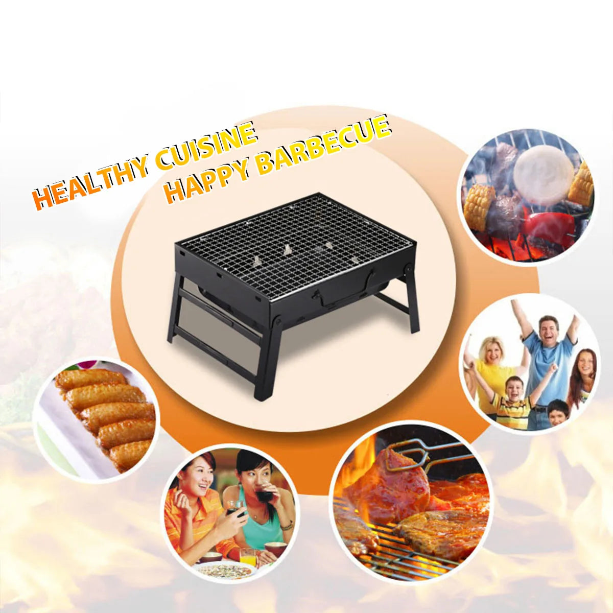 Outdoor Portable Barbecue Grill