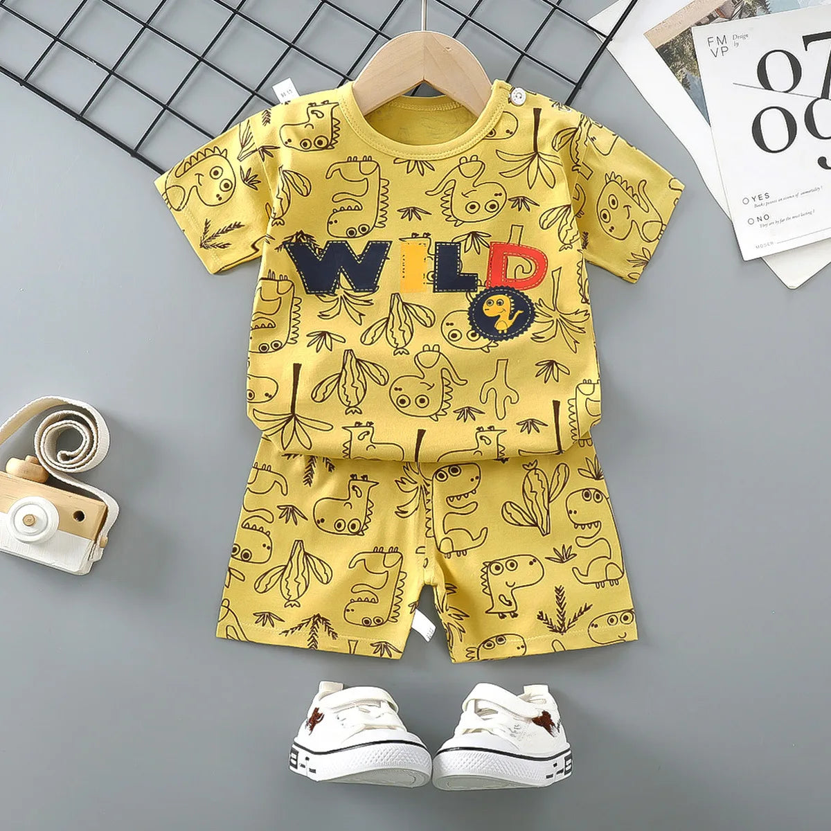 Cartoon Casual Kids Clothes 2 Piece Set